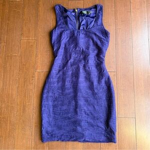 Women’s Guess Purple Sleeveless‎ Bodycon Dress